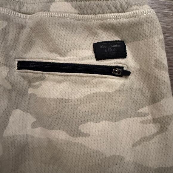 Abercrombie & Fitch Women’s Jogger Pants XS Beige Camo Print Pockets Lounge Chic - Picture 5 of 7